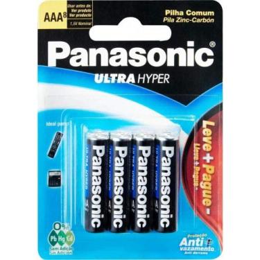 Imagem de Pilha Manganes Palito, Panasonic R03UAL/L8P6