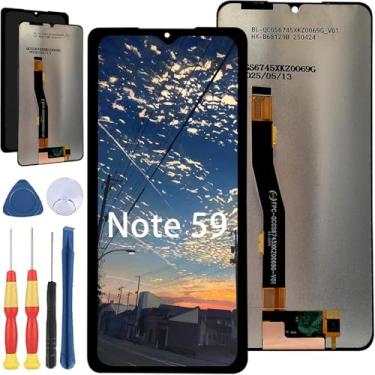Imagem de Yuxyiony Nova tela de substituição para Doogee Note 59 / Note 59 Pro/Note 59 Pro + tela de reparo de tela LCD e acessórios de ferramentas de substituição.
