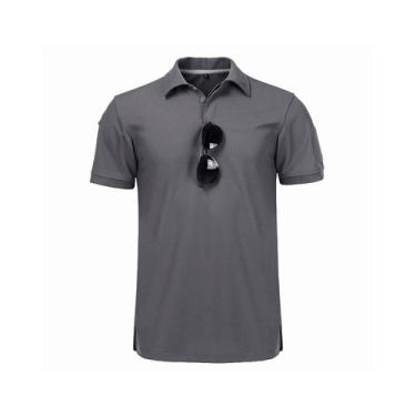Imagem de Camisa polo tática de manga curta Quick Dry para homens - Lightbek Off