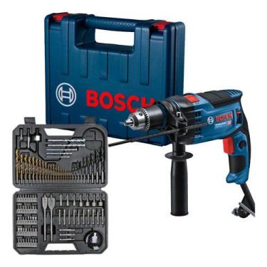 Imagem de Furadeira Impacto Bosch Gsb 16re 850w Kit 103 Pcs Tin 110v