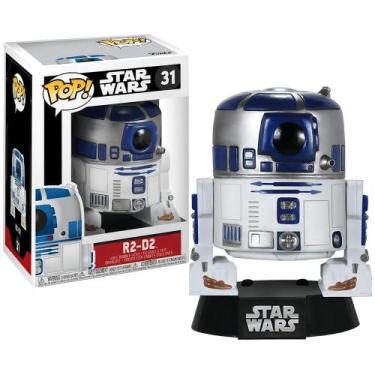 Imagem de Boneco Funko Pop Star Wars R2D2 Disney Embalagem Original, Funko Pop S