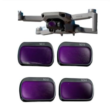 Imagem de Generic Conjunto de filtros de lente ND compatível com DJI Mini 4K/Mini 2 SE/Mini 2 acessórios de drone, filtros ND8/ND16/ND32/ND64, filtros multirevestidos, lentes de câmera