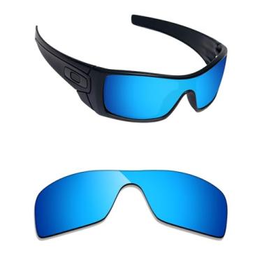 Imagem de Alphax Lentes de reposição espelhadas não polarizadas Ice Blue para óculos de sol Oakley Radar Plate OO9495D