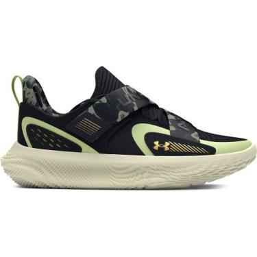Imagem de Tênis de Basquete Under Armour Flow FUTR x 4 Camo, Preto, 39