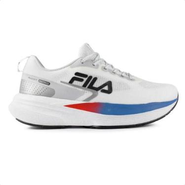 Imagem de Tênis Fila Racer Fastpace Masculino, Branco, Prata, 44