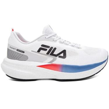 Imagem de Tênis Fila Racer Fastpace Masculino - Branco e Vermelho, 42