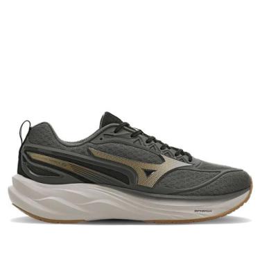 Imagem de Tênis Masculino Mizuno Space 5 Softier Foam Cinza/Dourado, Cinza, 42
