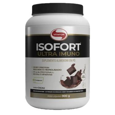 Imagem de Isofort Whey Protein Ultra Imuno Sabor Cacau Vitafor 900g
