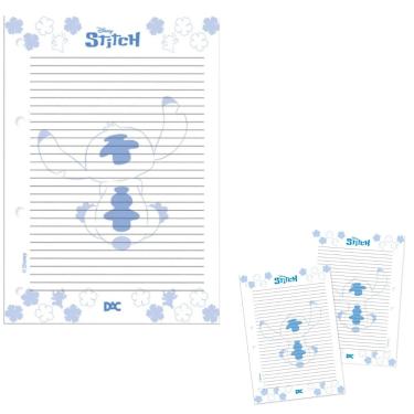 Imagem de REFIL FICHÁRIO COLEGIAL STITCH 96FLS 56G - 4514RE - DAC