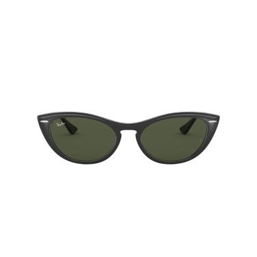 Imagem de Óculos de Sol Ray-Ban Nina 0RB4314N 601/31 Tam 54 / Preto - Lentes Verde