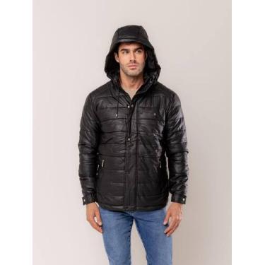 Imagem de Jaqueta material sintético Forrada Capuz Removível Impermeável Neve Fr