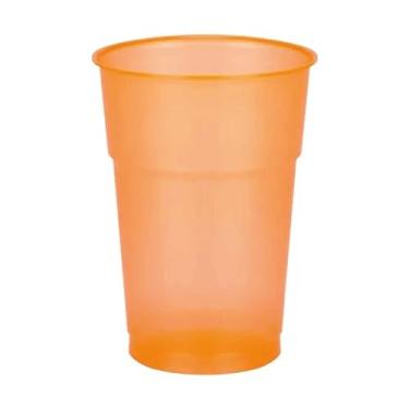 Imagem de Copo Neon Lilás Descartável 300ML - Kit 50 Unidades