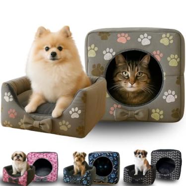 Imagem de Cama Toca Iglu Pet 3x1 Suede Caminha Gato e Cachorro (Cinza)