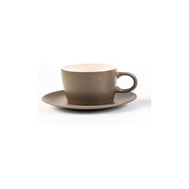 Imagem de CJ 4 XÍCARAS CHÁ CERÂMICA GRANILITE CINZA 200ml