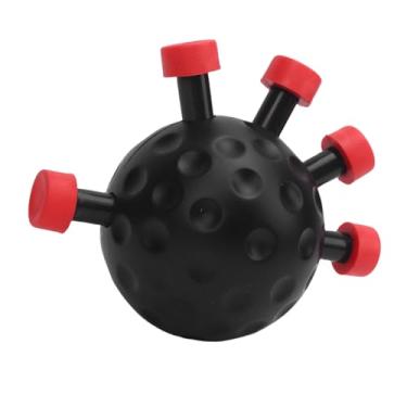 Imagem de SPYMINNPOO Fortalecedor de Pinça de Mão, Fortalecedor de Aperto de Dedo, Aumenta a Força da Mão e do Antebraço, 5 Níveis, Leve, para Músicos, Escaladores (Vermelho)