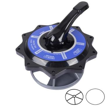 Imagem de Kit de substituição R0443900, conjunto de tampa superior de válvula multiportas de 5 cm para válvulas de retrolavagem de montagem lateral Zodiac Jandy, inclui junta de válvula de desvio