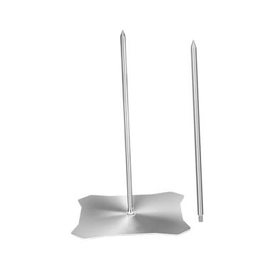 Imagem de IEUDNS Suporte para assar frango com espeto vertical, acessórios versáteis para churrasco, grelha para churrasco brasileiro, espeto para carne de peixe
