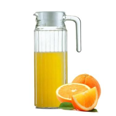 Imagem de Jarras De Vidro 1 Litro Jarra Para Suco Água Vidro Resistente(1)