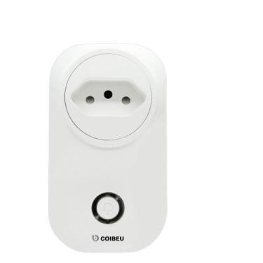 Imagem de Tomada Inteligente Wifi Celular Google Home 10A Lspa8 - Coibeu