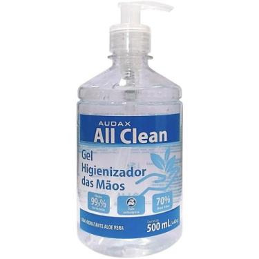 Imagem de Álcool em Gel Hig. das mãos Antissépt All Clean 500ml c/Válvula Pump e