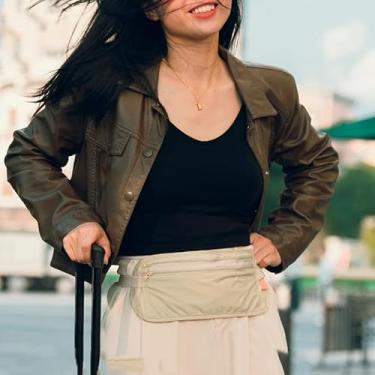 Imagem de Cinto de dinheiro para viagem, pochete antifurto para passaporte, segurança oculta, para homens e mulheres, presente, bolsas de dinheiro, bolsa sob roupas para dinheiro, dinheiro pequeno para viagens