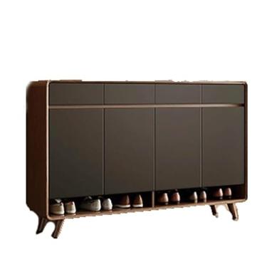 Imagem de hezhuhe2258 Banco de sapato armário de sapatos entrada doméstica corredor externo porta interior multi-camada hall de entrada integrado para entrada (grande)