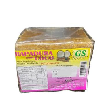 Imagem de Rapadura Mineira GS com Coco 600g