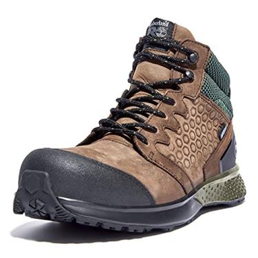 Imagem de Bico de seguran a composto Timberland Pro Reaxion, Brown/Green, 14 Wide
