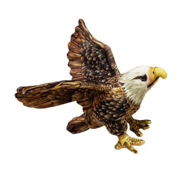 Imagem de Brinquedo de pelúcia Soaring Eagle Doll, 30 cm de pelúcia, pássaro de desenho animado