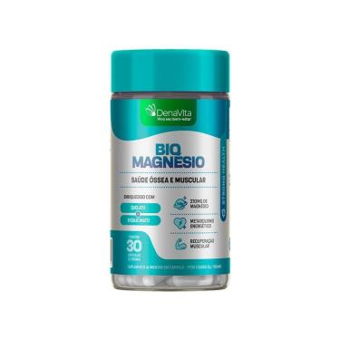 Imagem de Bio Magnésio Quelato, Bisglicinato De Magnésio, Vegano, Denavita-Unissex