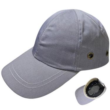 Imagem de Bone com Capacete EPI Obra Segurança do Trabalho Casquete Reparo Const