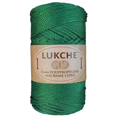 Imagem de Cordão de macramê de poliéster 2 mm x 125 jardas, corda de macramê premium 100% polipropileno, fio colorido, bolsa de macramê de crochê para cabides de parede, bolsas, placas inferiores, tapetes