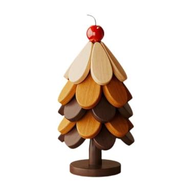 Imagem de WeiLaiKeQi Conjunto de 5 peças de tapete isolante para mesa, protetor de porta-copos de madeira para panelas quentes, D