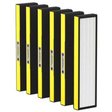 Imagem de Filtro de ar FMDZFL FLT5000, pacote com 6 filtros HEPA verdadeiros C