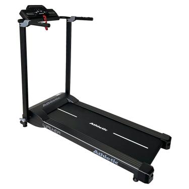 Imagem de Esteira Elétrica Athletic Walker 10km/h 100kg Suportados Compacta Dobrável Silenciosa e Econômica