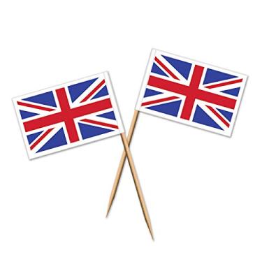 Imagem de Beistle Palhetas de bandeira Union Jack - 50 peças