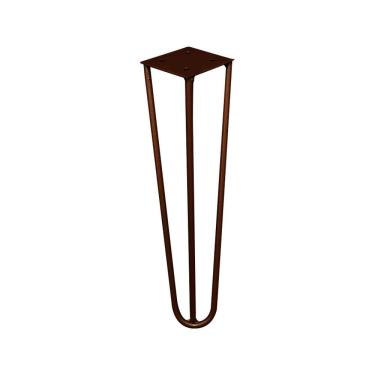 Imagem de Kit 20 Pés De Metal 30 Cm Hairpin Legs Mesa De Canto Rack E Puffs Bronze G41