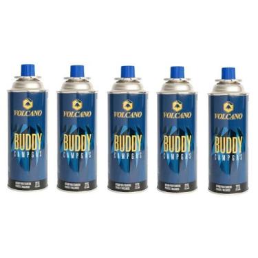 Imagem de 05 Gás Butano Refil Recarga Maçarico Camping Isqueiro Fogão - Volcano