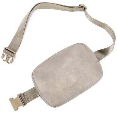 Imagem de Pacote de cintura Telena Leather Belt Bag Cloud Grey