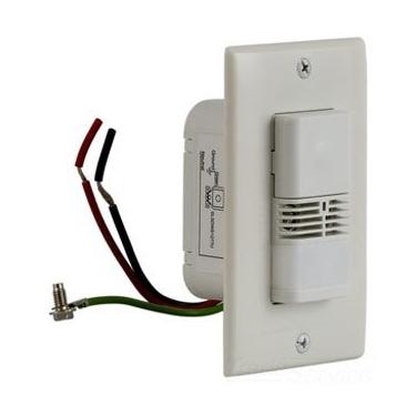 Imagem de Schneider Electric / Square D SLSDWS1277UW Sensor de ocupação de tecnologia dupla de circuito único 120/277 volts AC suporte de parede branco