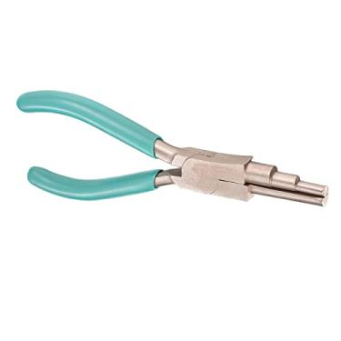 Imagem de barenx Alicate de dobra de arame, cabo confortável, cabeça de aço polido para anéis de salto, artesanato faça você mesmo