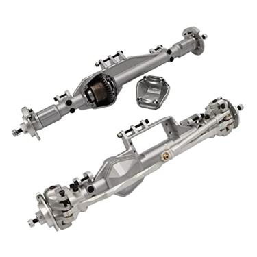 Imagem de Eixo de metal para carro 1:10 para RBX10, dianteiro e traseiro prata