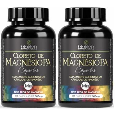 Imagem de Kit 2x Cloreto de Magnésio P.A 120 cápsulas - Bioklein