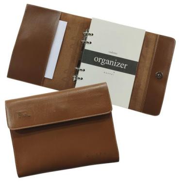 Imagem de Caderno Organizer 124-R Raffai Couros, Caramelo
