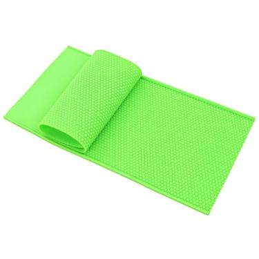 Imagem de Equipamento de manutenção de abelhas, modelo para prensa de cera de abelha com padrão de favo de mel, molde de folha de silicone de apicultor de 17 x 22 cm, ferramenta manual para fazer colmeia