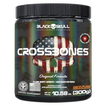 Imagem de Crossbones Flame Rusty Apricot 10.58Oz (300G), Black Skull