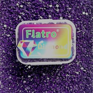 Imagem de Contas de arte de diamante, brocas de resina de fundo plano quadrado para acessórios de pintura de diamantes, pedras de substituição para artesanato de pintura de diamante com pontos DIY 5D, 4000