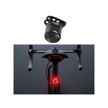 Imagem de Luz traseira de bicicleta, luzes traseiras de bicicleta com mudança de 7 cores para passeio noturno, luzes traseiras de LED ultra brilhantes com USB recarregável, acessórios de lanterna traseira de