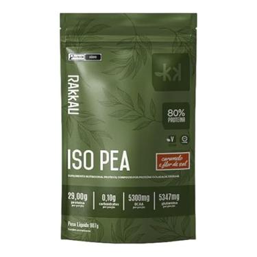 Imagem de Iso Pea Protein Caramelo e Flor de Sal Vegana Rakkau 907g