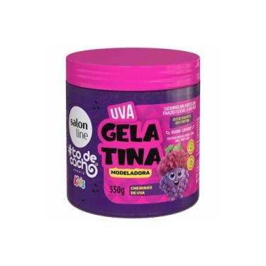 Imagem de Gelatina Salon Line Tô de Cacho Uva 550g